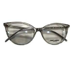 Saint Laurent Transparent Cat Eye Glasses